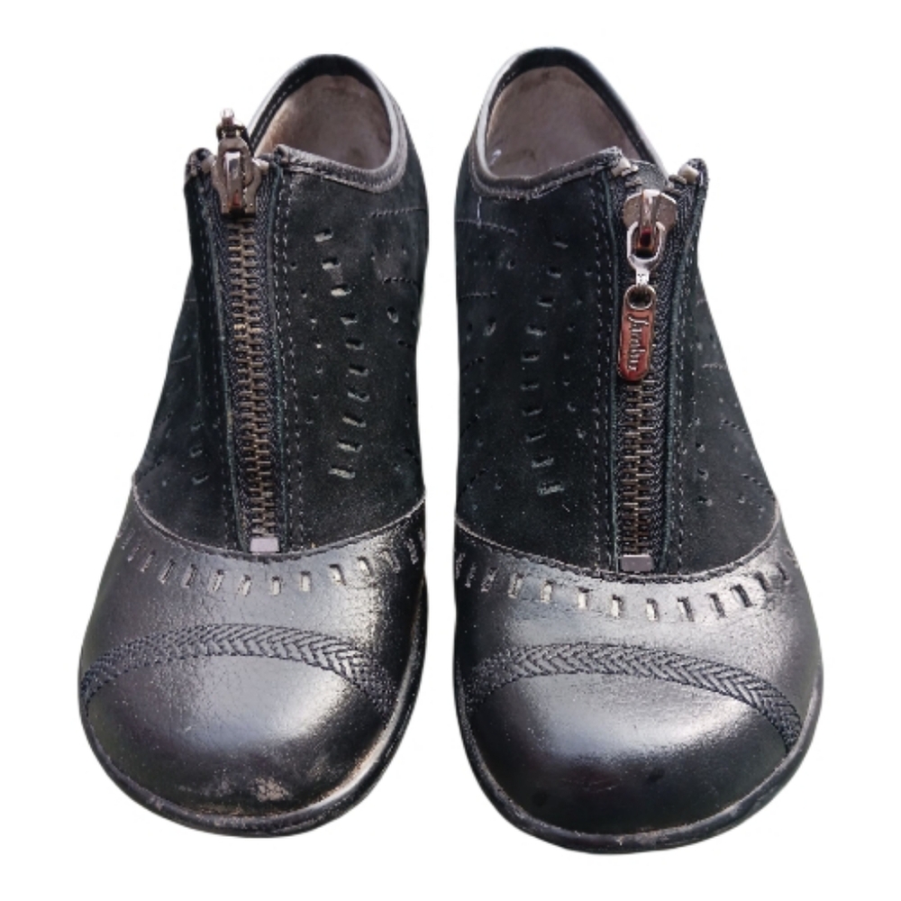 Jambu Black Sport Wedges Size 6